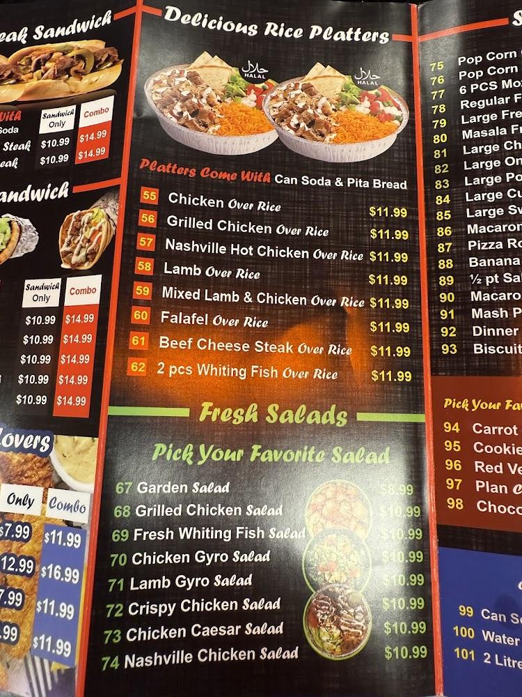 Zinger Halal Express - Menu Scan 4